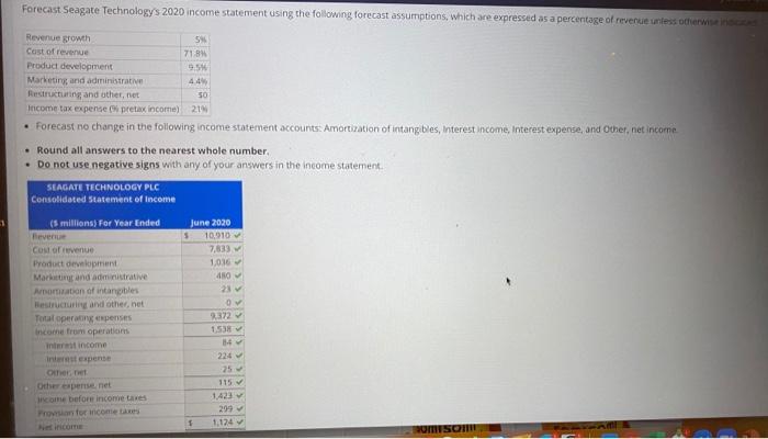 2015 SEAGATE TECHNOLOGY PLC Consolidated Statement of Income For Year Ended June