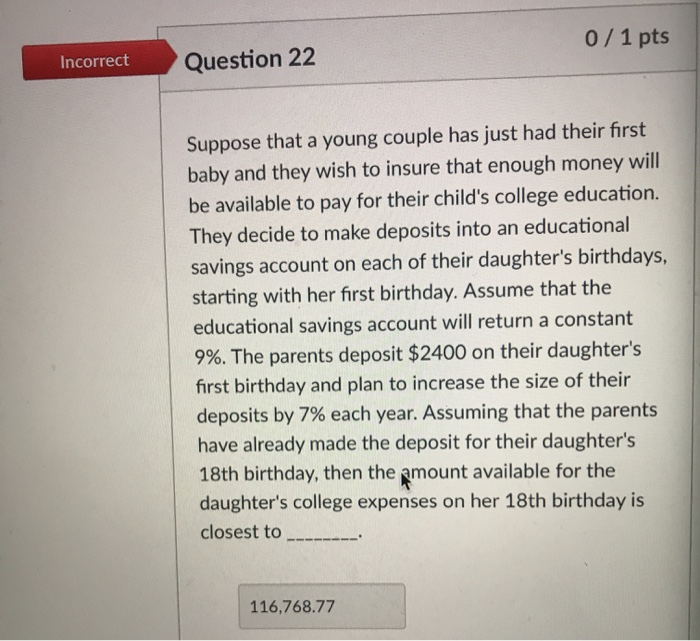 year? Year 1 2 3 4 $100 $200 Cash flow -$100 -$200