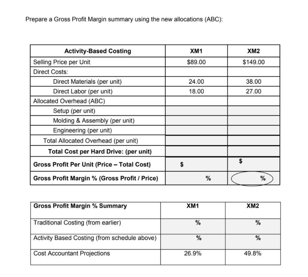XM2 drive using the ABC system? See circle on the printed exercise-