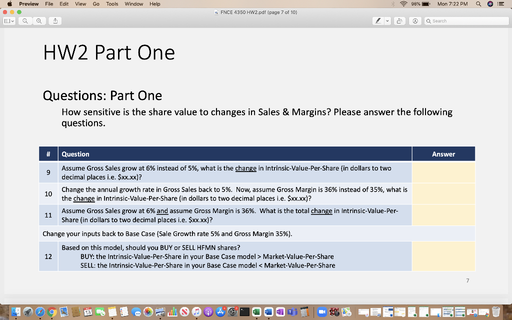Rate: 2.00% Assumed Return on Equity Market (on S&P 500): 10.00% Inflation: