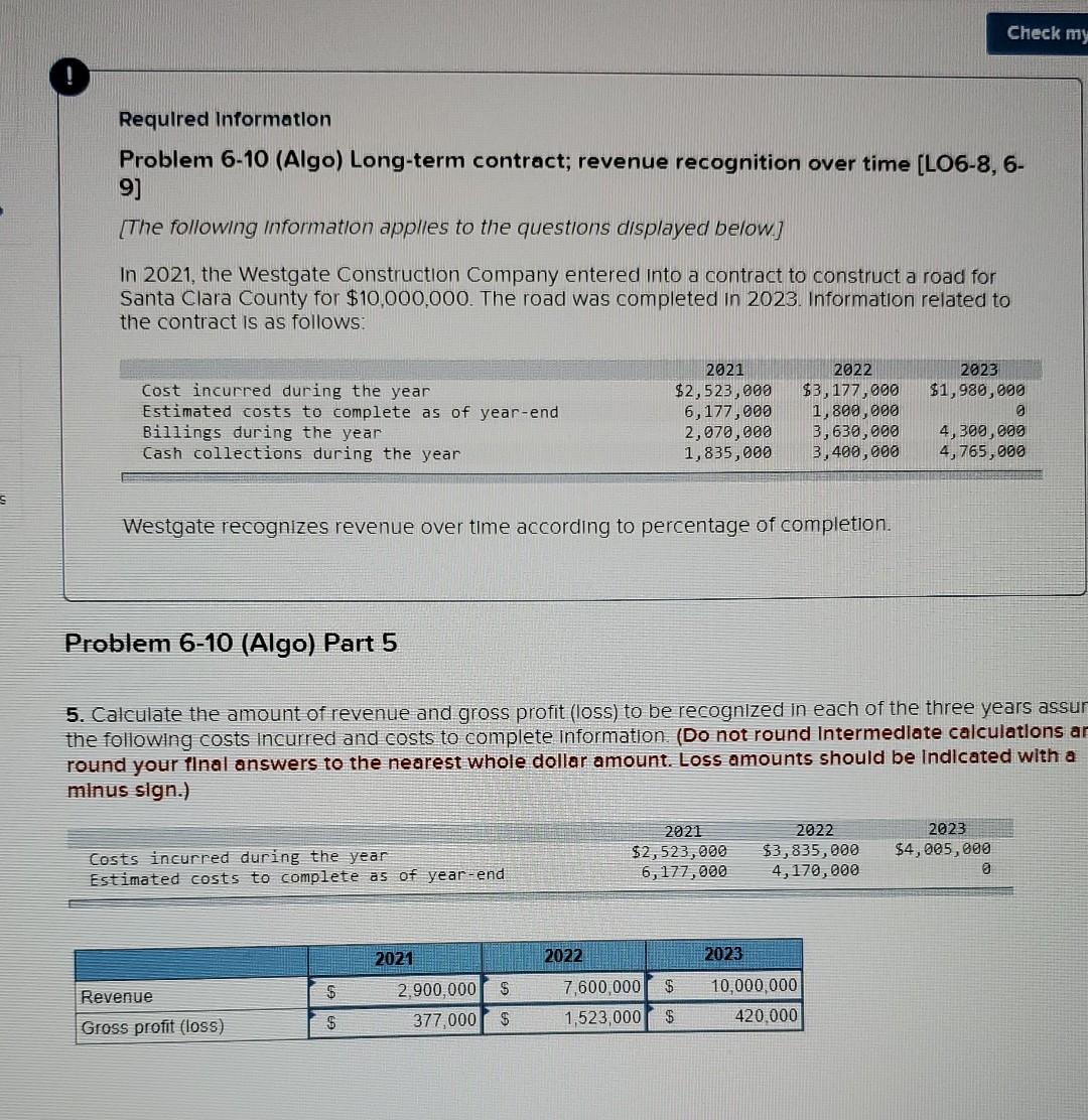  only 2021 is correct, please help! Check my ! Required Information