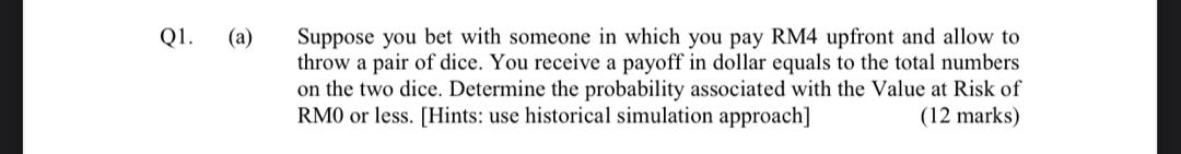 CAN ANYONE HELP TO DO THIS QUESTION PLEASE URGENT Q1. (a)