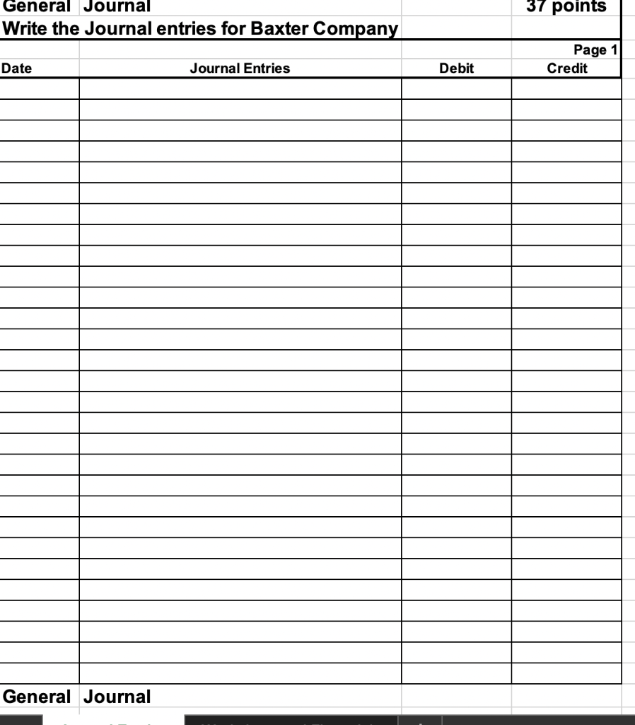 Accounts. Record all entries to the nearest cent. Instructions on Journal entries: