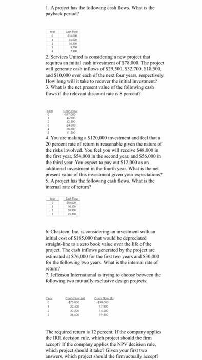  Please answer all questions , there are 7 questions the last