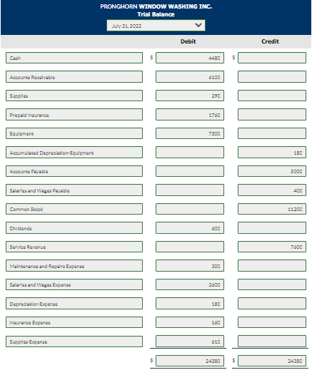performed. 18 Paid $900 cash on amount owed on truck and $500