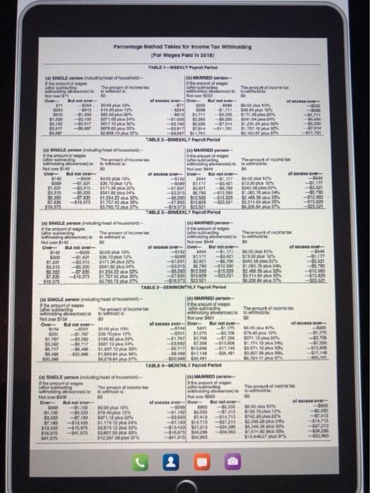 (FIT) may be incorrect. Larren is paid a salary of $3,800 weekly.