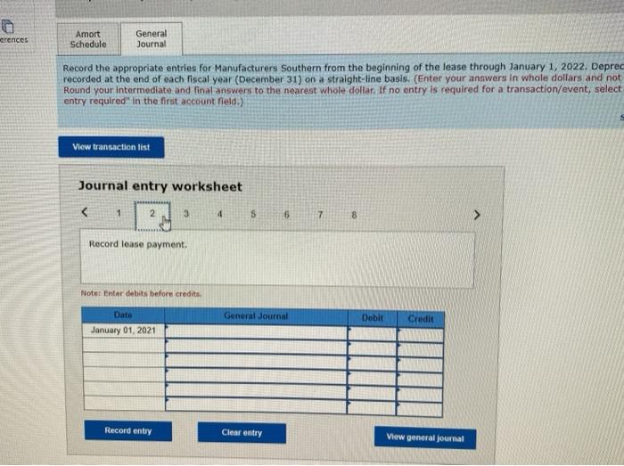 Southern leased high-tech electronic equipment from Edison Leasing on January 1, 2021.