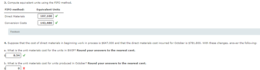 Method, Physical Flow, Equivalent Units Middelton Company manufactures a product that passes