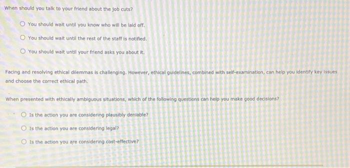 in the Workplace Needed More Than Ever During your career, you will