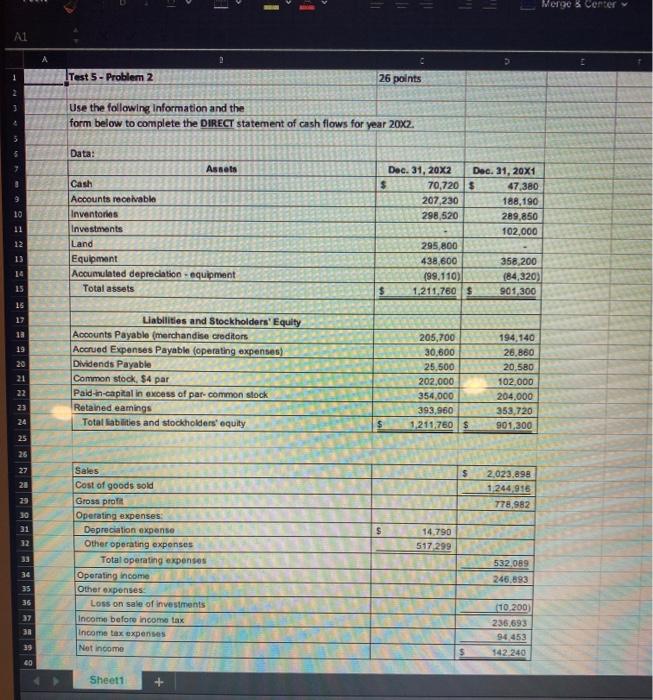  = = Merge 8 center ITest 5 - Problem 2 26