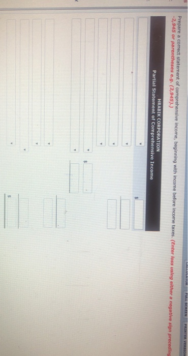 In its proposed 2020 income statement, Hrabik Corporation reports income before income
