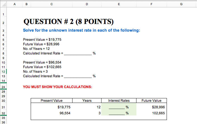 Please show how you solved and star your final answer B D