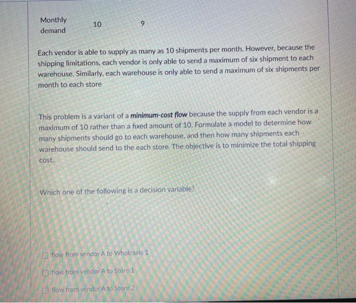 are capable of the task, and their price for each shipment of