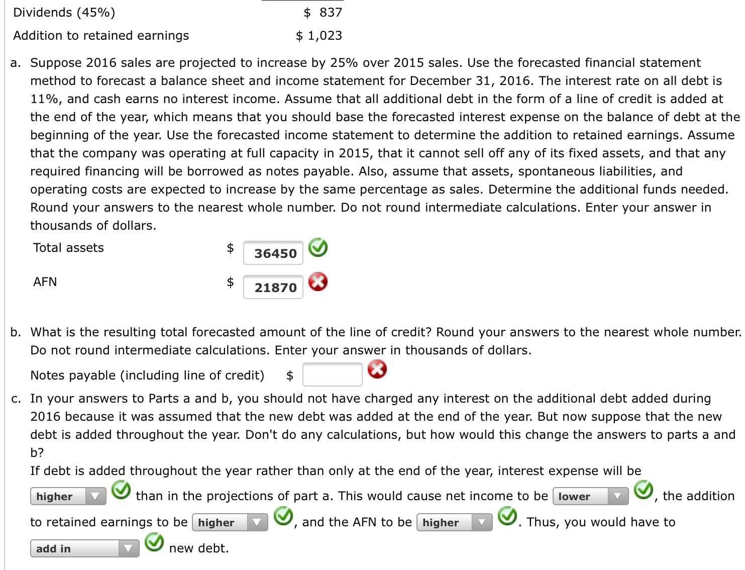 Stevens Textile's 2015 financial statements are shown below: Balance Sheet as of