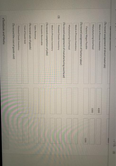 general ledger for Ivanhoe Inc. contains the following data. Raw Materials Inventory