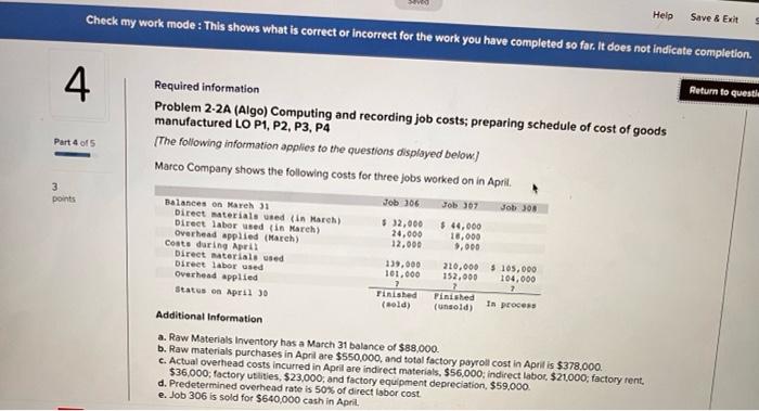  Check my work mode: This shows what is correct or incorrect