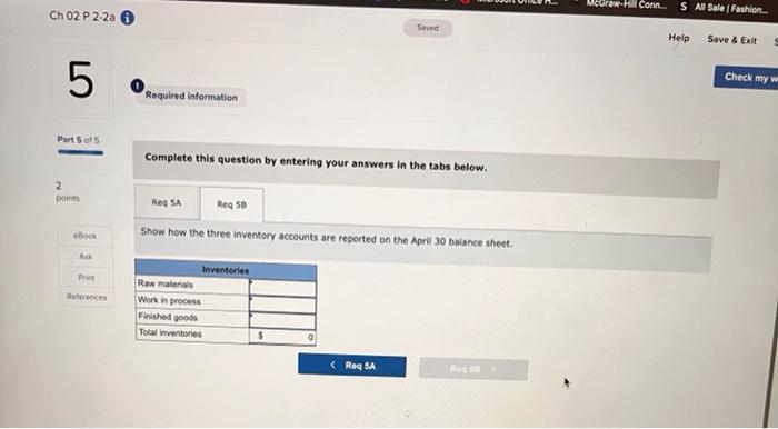 completion. Help Save & Exit 4 Return to questi Part 4 of