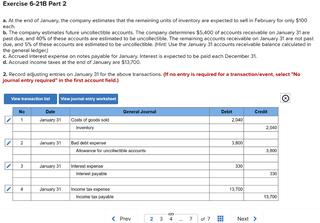 [The following information applies to the questions displayed below.) On January 1,
