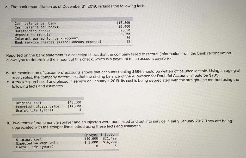 services and sells extermination products manufactured by other companies. Following is the
