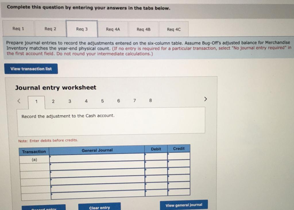 Cash Accounts receivable Allowance for doubtful accounts Merchandise inventory Trucks Accum. depreciation-Trucks