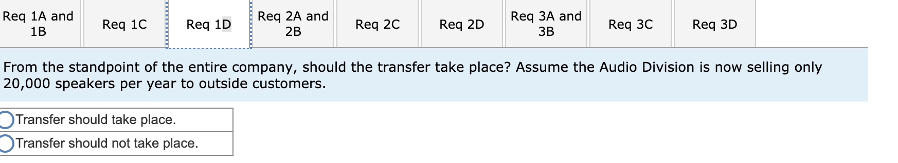 unit (based on capacity) Capacity in units $ 60 $ $ 8