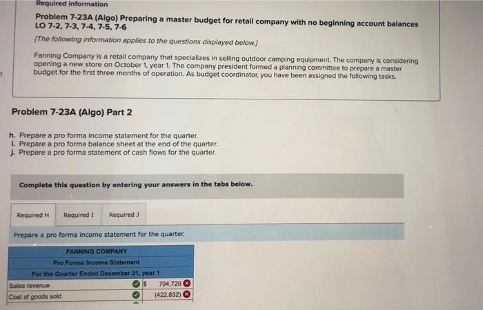 of sales. The company desves to maintain a minimum ending inventory equal
