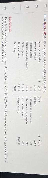 Please answer question and show all work I will rate thank you