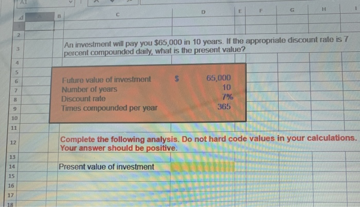 need help with the excel formula E D G H B 2