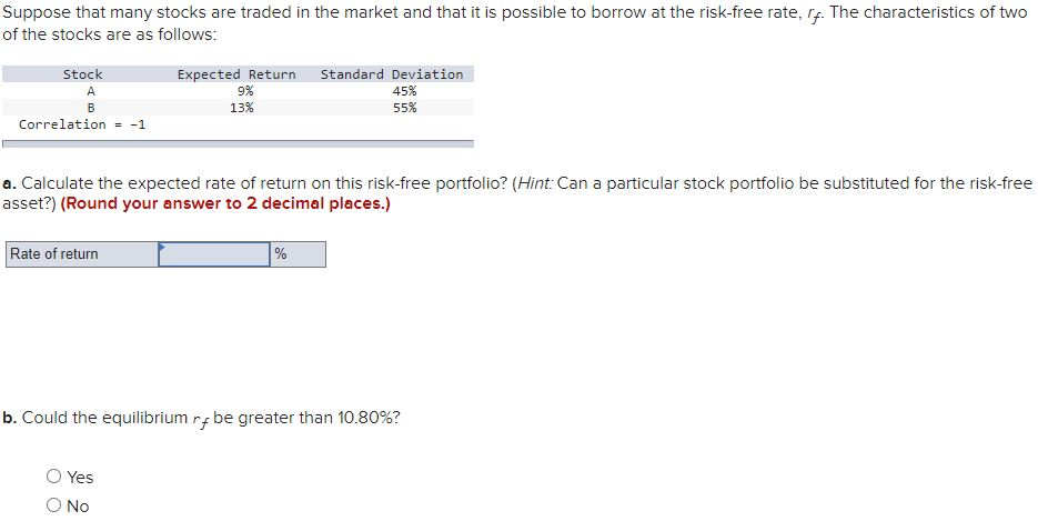 Type or paste question here Suppose that many stocks are traded in