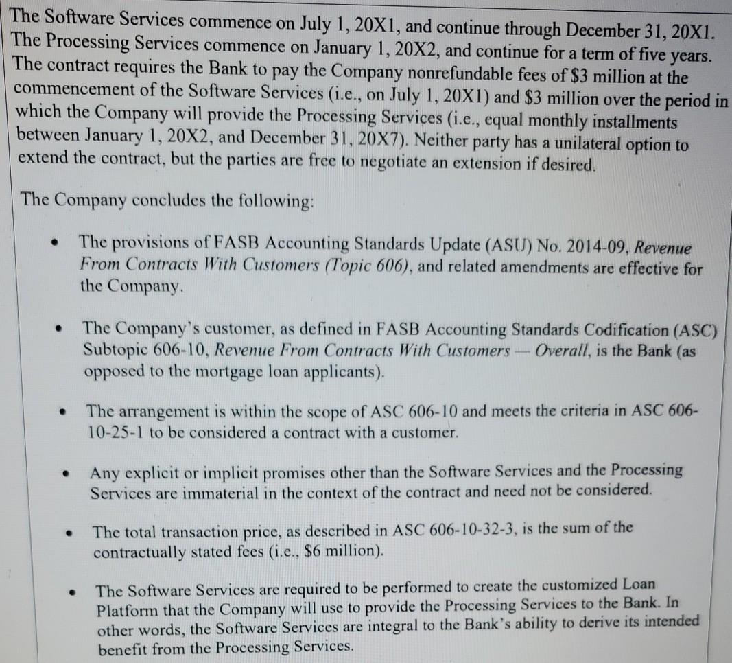 provide a customized online platform for the Bank's mortgage loan applications (the