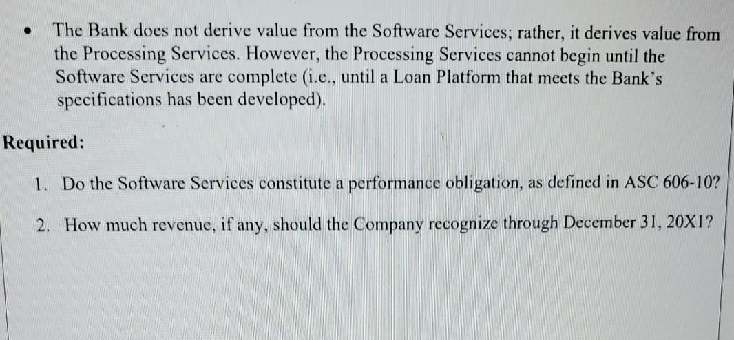"Loan Platform"). Bank customers use the Loan Platform to complete online mortgage
