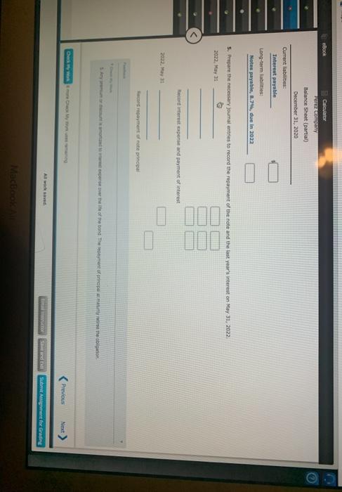 on June 1, 2019, on a 3-year, 8.7% note. Interest is paid