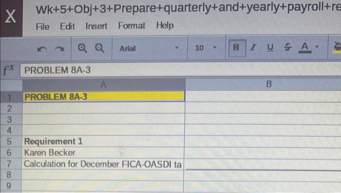 and yearly payroll reports. Mindset: Understand to various payroll reports. Instructions Chapter