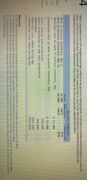 Exercise 4-8 Equivalent units. cost per Equivalent unit, Assigning costs to units