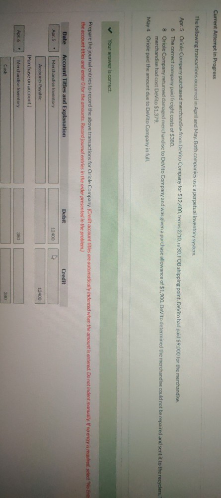 please correct as my answer only partially correct final answer is