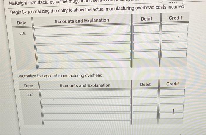 lb) Direct Labor (3 minutes @ $0.14 per minute) Manufacturing Overhead: Variable