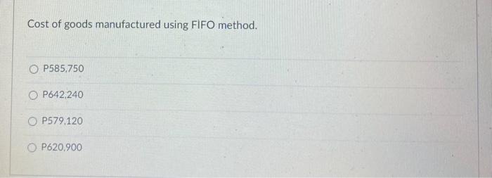 two departments. The production data for Department B for August 2019 follows: