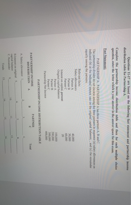  based on this what is the answer for 11 to 17