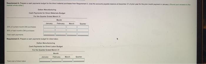 March 31 Month March January 3460 February 9870 Quarter 27870 9540 3