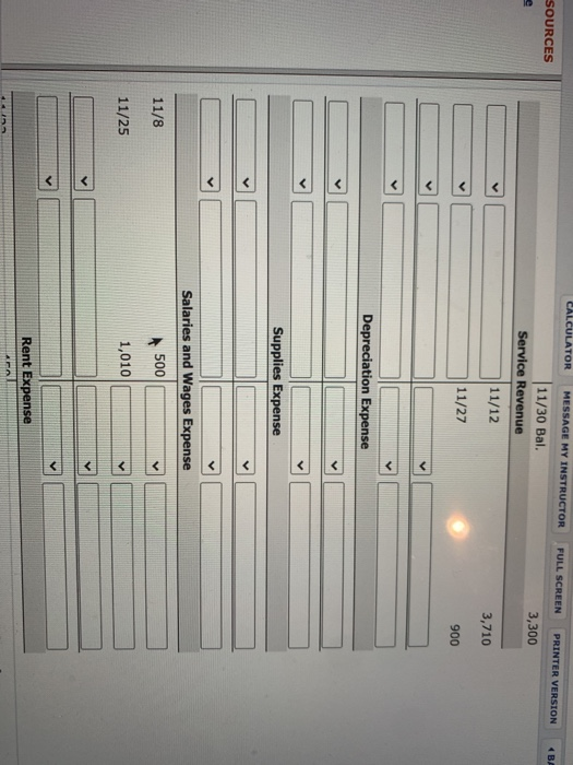 account titles are automatically indented when the amount is entered. Do not