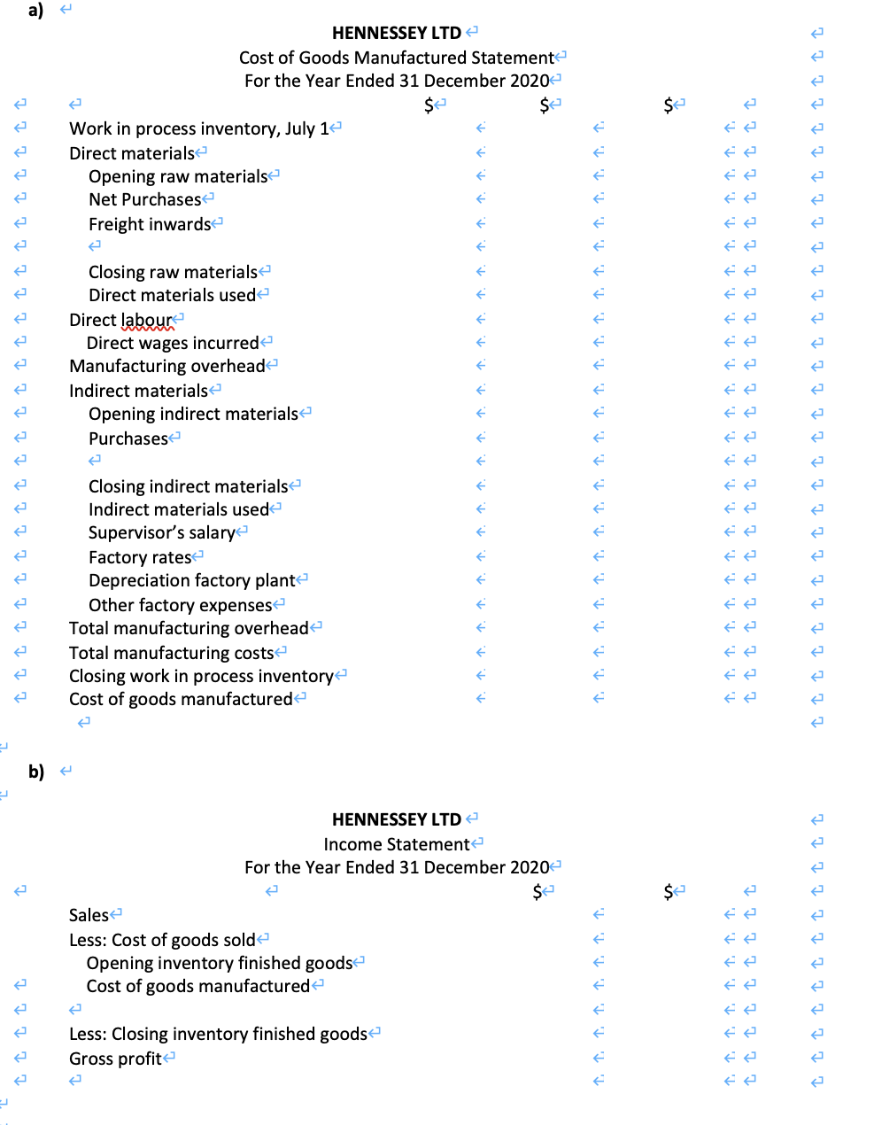 year ending 30 June 2020: $ 126 000 e 81 000 21