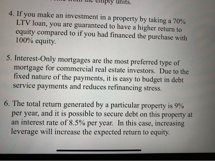  true or false? and explain units. 4. If you make an