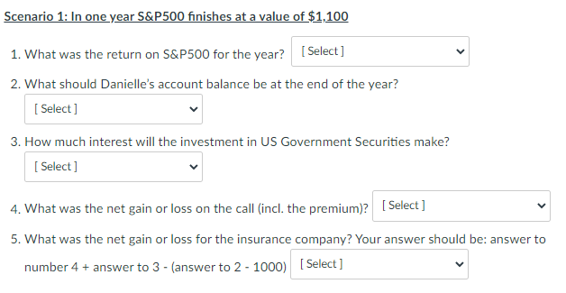 Drop down answers 1500 1100 1000 1200 Question 3 Drop down answers