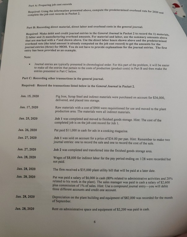 transactions associated with the process of manufacturing a product. Background De building