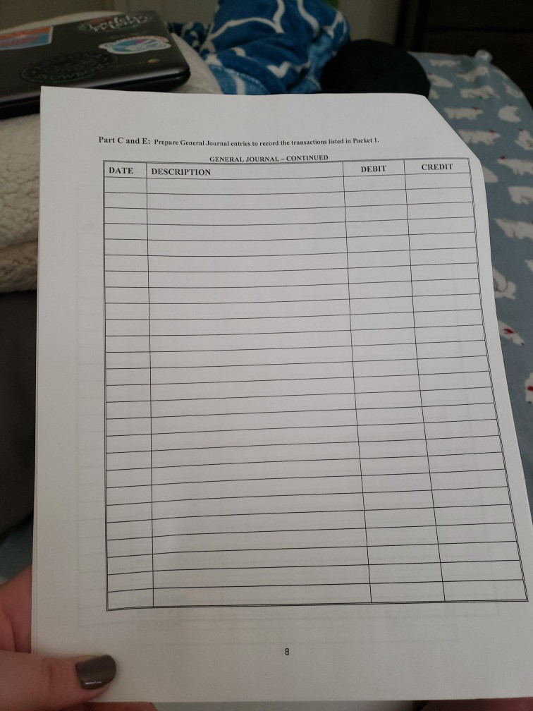 January 17h Pat began production on his first job. Throughout January, jobs