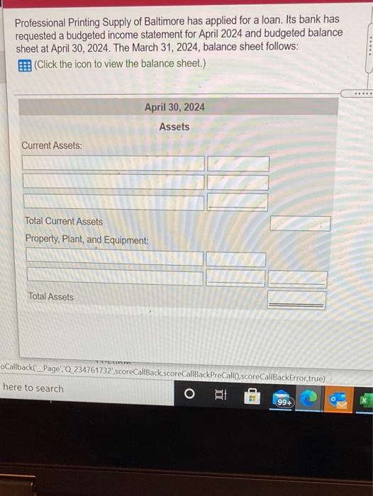 of 2024 Click the icon to view the budget information.) Additional data