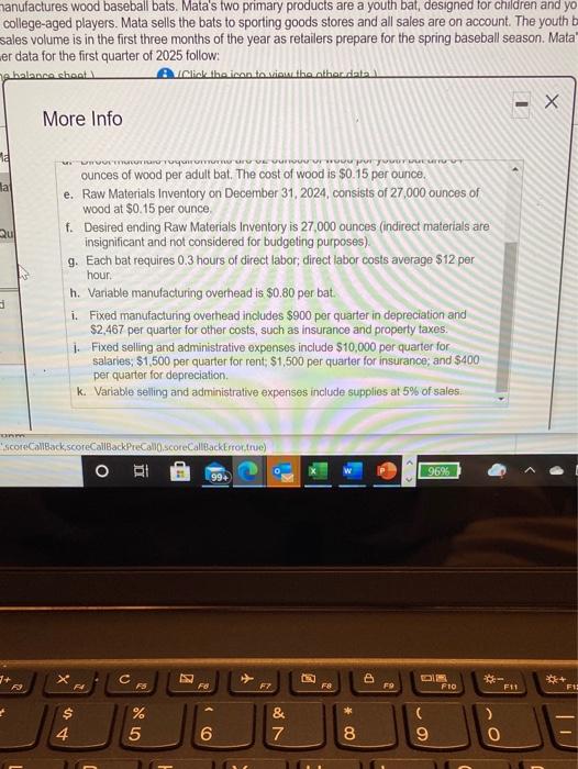 Total cash receipts from customers score Next Langley Company has provided the