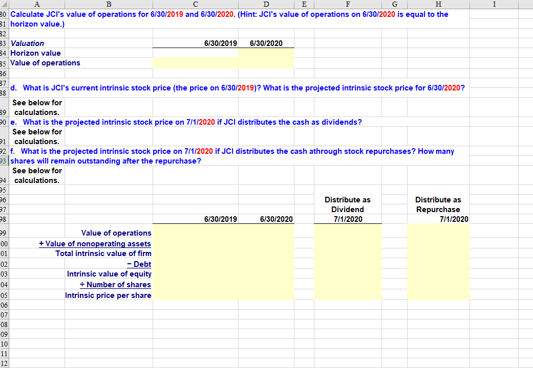 has become a stable, mature company. Now JCI is 7 planning its