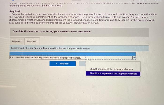 same as the first quarter's sales (reported below) without any changes in