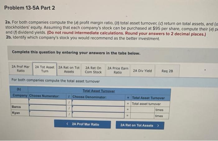 statements of two companies competing in the same industry follows. Barco kyan